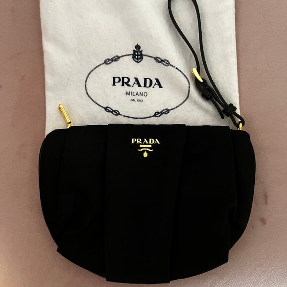 Vintage Prada Tessuto Nylon Wristlet - Picture 1 of 8